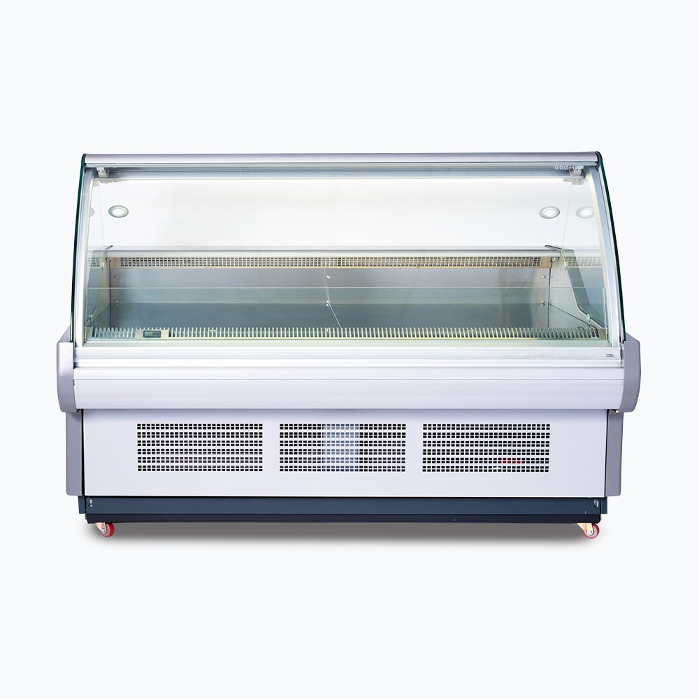 Square Glass Deli Display – 1955mm 70 Ways