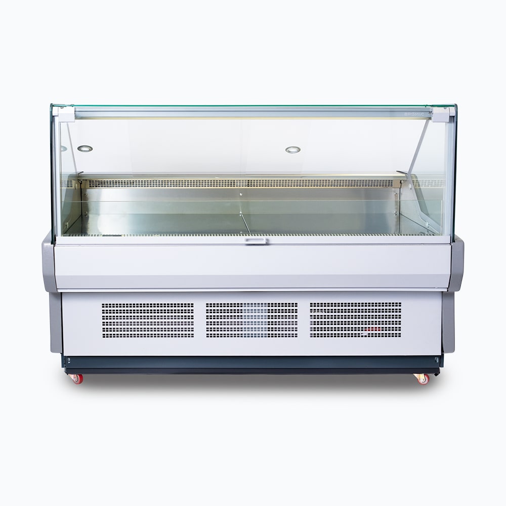 Square Glass Deli Display – 1955mm 70 Ways