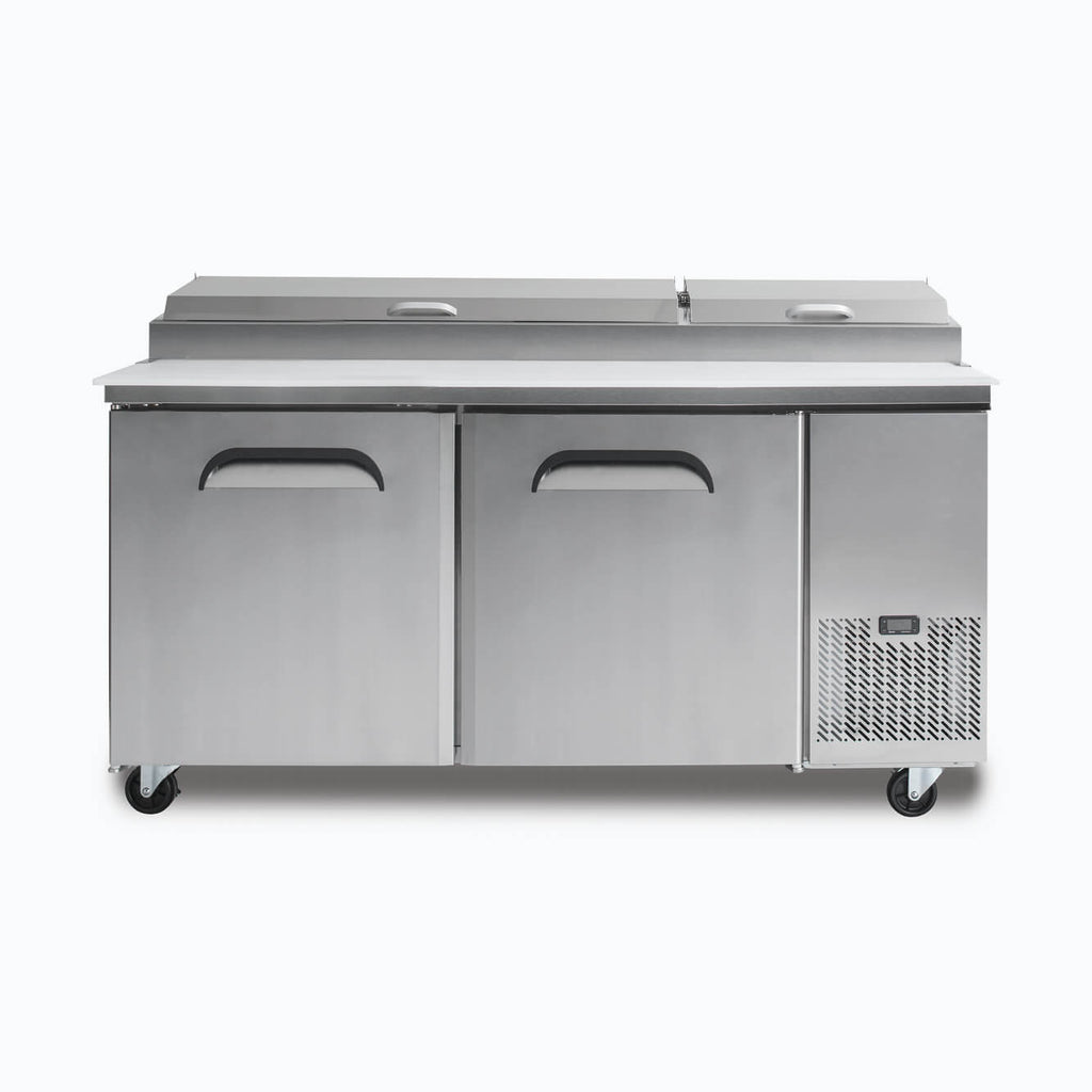 Pizza Prep Fridge – 2 Doors – 1702mm – 9 Pans 70 Ways