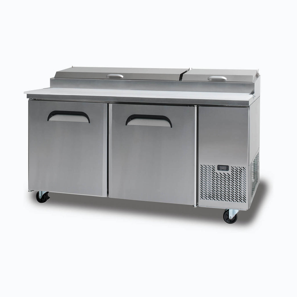 Pizza Prep Fridge – 2 Doors – 1702mm – 9 Pans 70 Ways