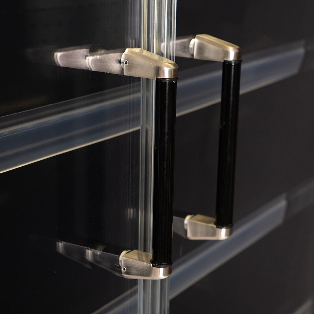Semi Vertical Display Fridge - 2500mm - 4 Doors - Hinged 70 Ways