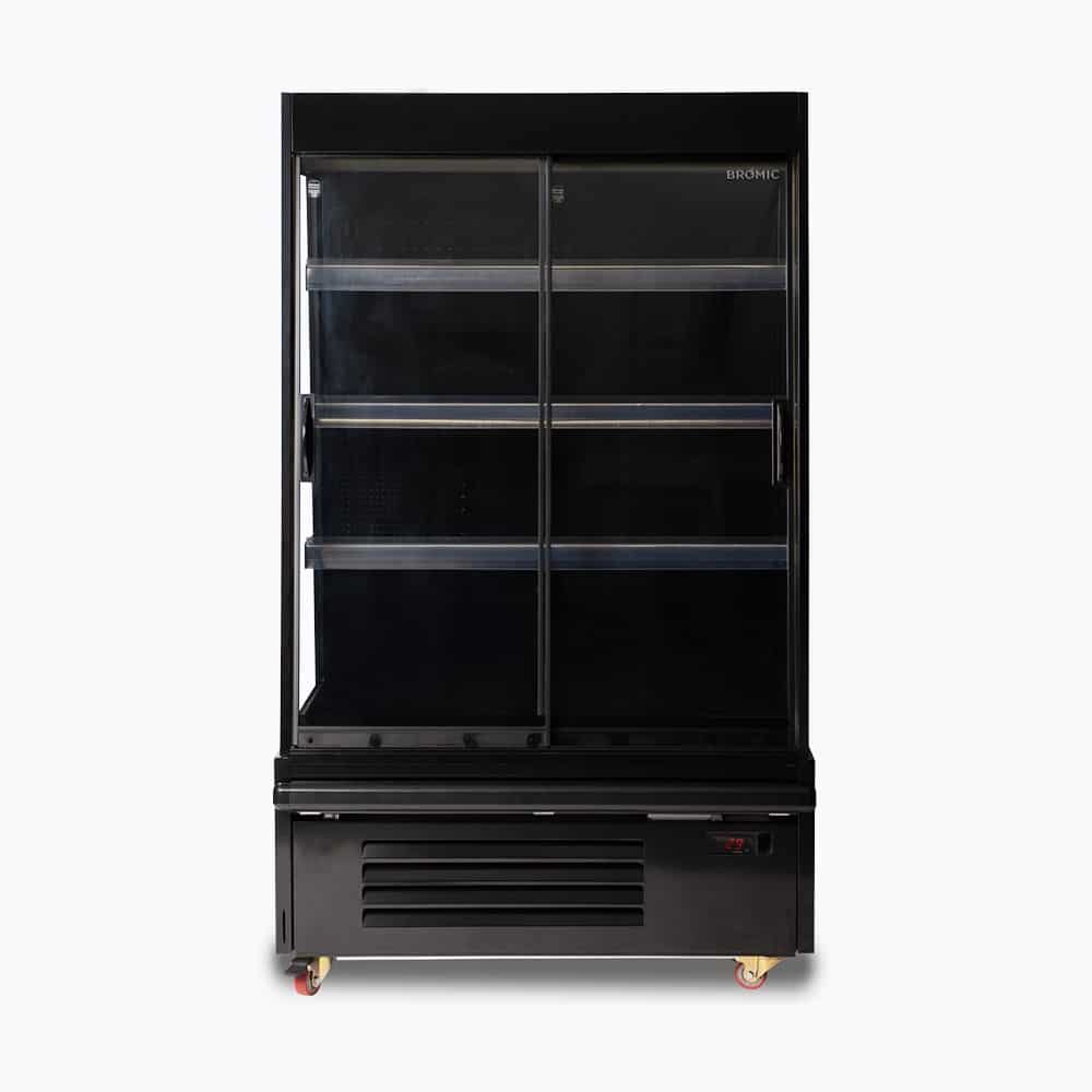 Semi Vertical Display Fridge - 938mm - 2 Doors - Sliding 70 Ways