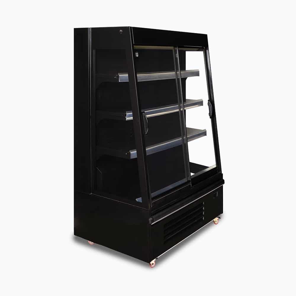 Semi Vertical Display Fridge - 938mm - 2 Doors - Sliding 70 Ways