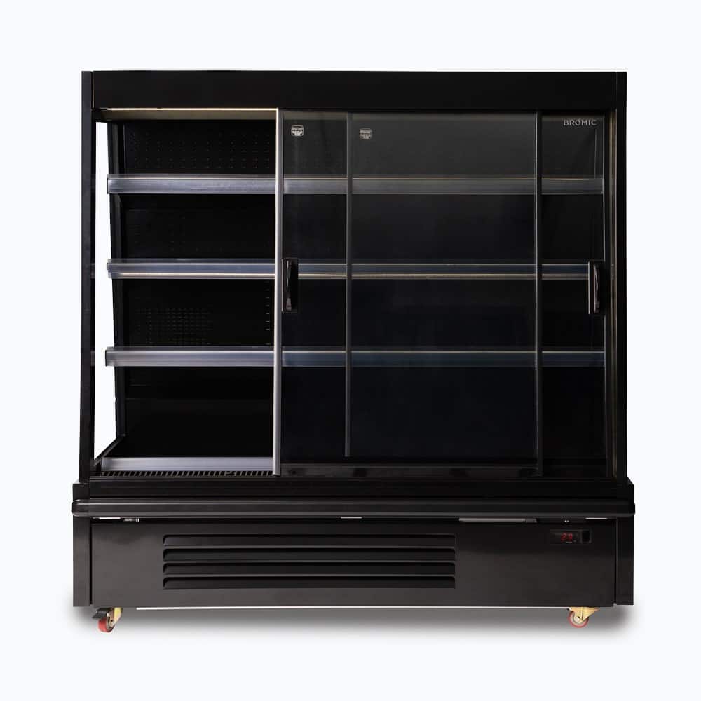 Semi Vertical Display Fridge - Gondola - 1580mm - 2 Doors - Sliding (SVM1580SD-NR) 70 Ways