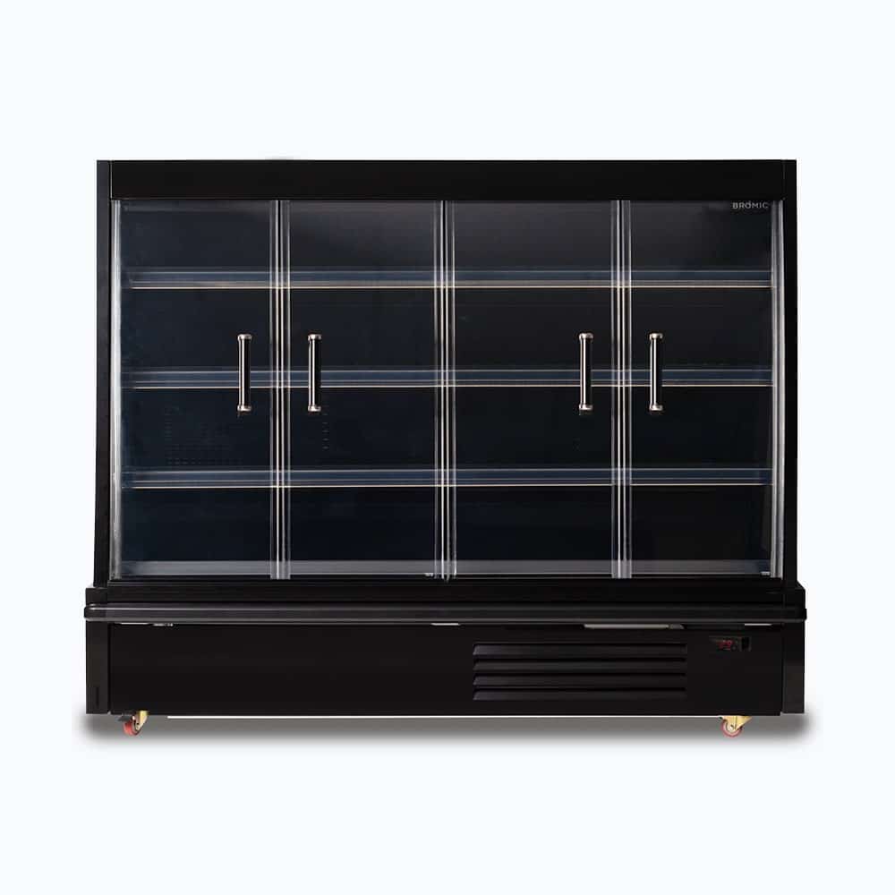 Semi Vertical Display Fridge – 1875mm – 4 Doors – Hinged 70 Ways