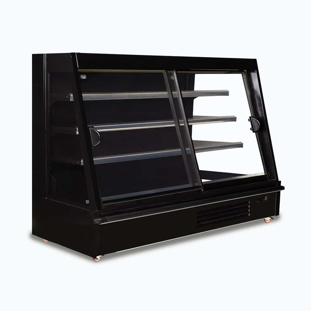 Semi Vertical Display Fridge – 2500mm – 4 Doors – Sliding 70 Ways