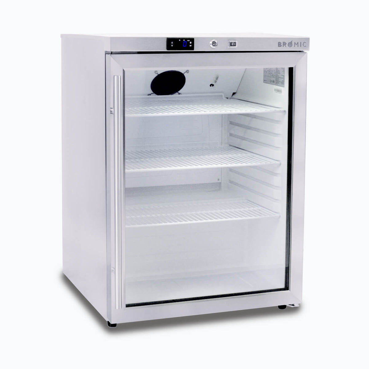 Under Bench Display Fridge – 138L – 1 Door – Glass 70 Ways