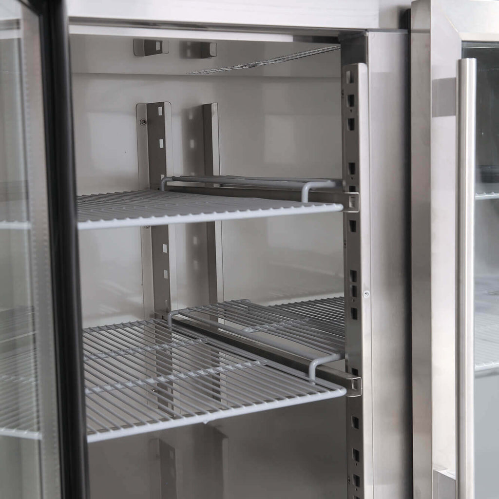 Under Bench Display Fridge – 417L – 3 Doors – Glass (UBC1795GD-NR) 70 Ways