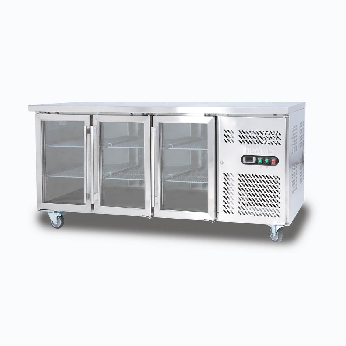 Under Bench Display Fridge – 417L – 3 Doors – Glass (UBC1795GD-NR) 70 Ways