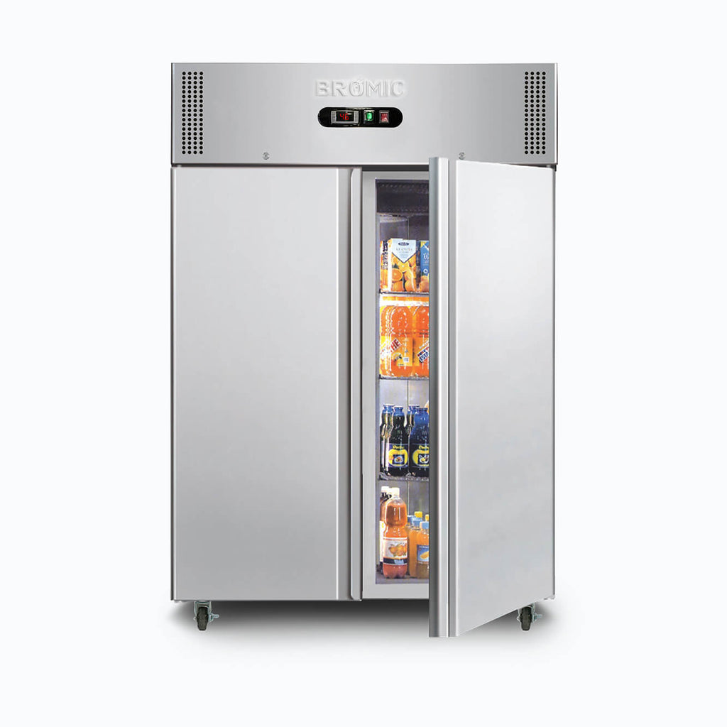 Upright Freezer – 1300L – 2 Doors – Stainless Steel - Temp. Range: -18°C to -22°C 70 Ways
