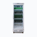 Upright Display Fridge – 290L – 1 Door – Flat Glass 70 Ways