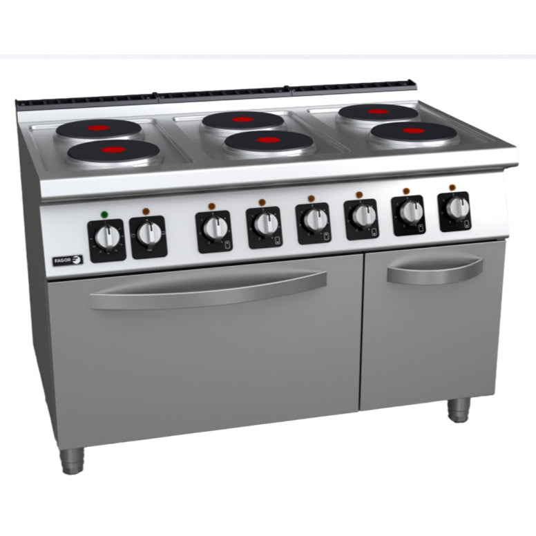 6 Commercial Burner with Oven (Gas & Electric) 70 Ways