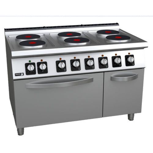 6 Commercial Burner with Oven (Gas & Electric) 70 Ways