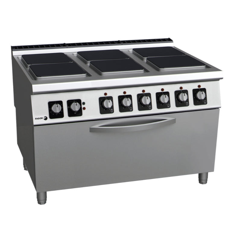 6 Commercial Burner with Oven (Gas & Electric) 70 Ways