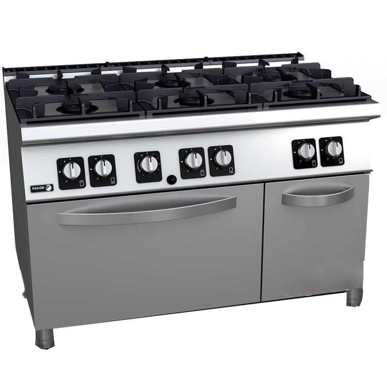6 Commercial Burner with Oven (Gas & Electric) 70 Ways
