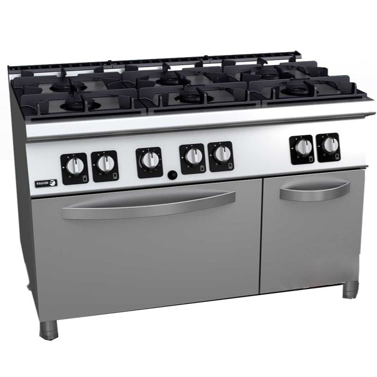 6 Commercial Burner with Oven (Gas & Electric) 70 Ways