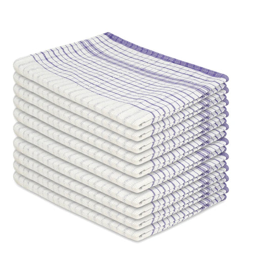Blue Tea Towels JUMBO Size 50x70cm Commercial Grade Heavy Duty 100% Cotton 70 Ways