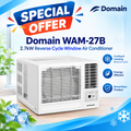 Domain WAM-27B 2.7kW Reverse Cycle Window Air Conditioner – Brand New