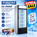 EUROTAG EU-490GF 490L Single Glass Door Commercial Upright Display Freezer