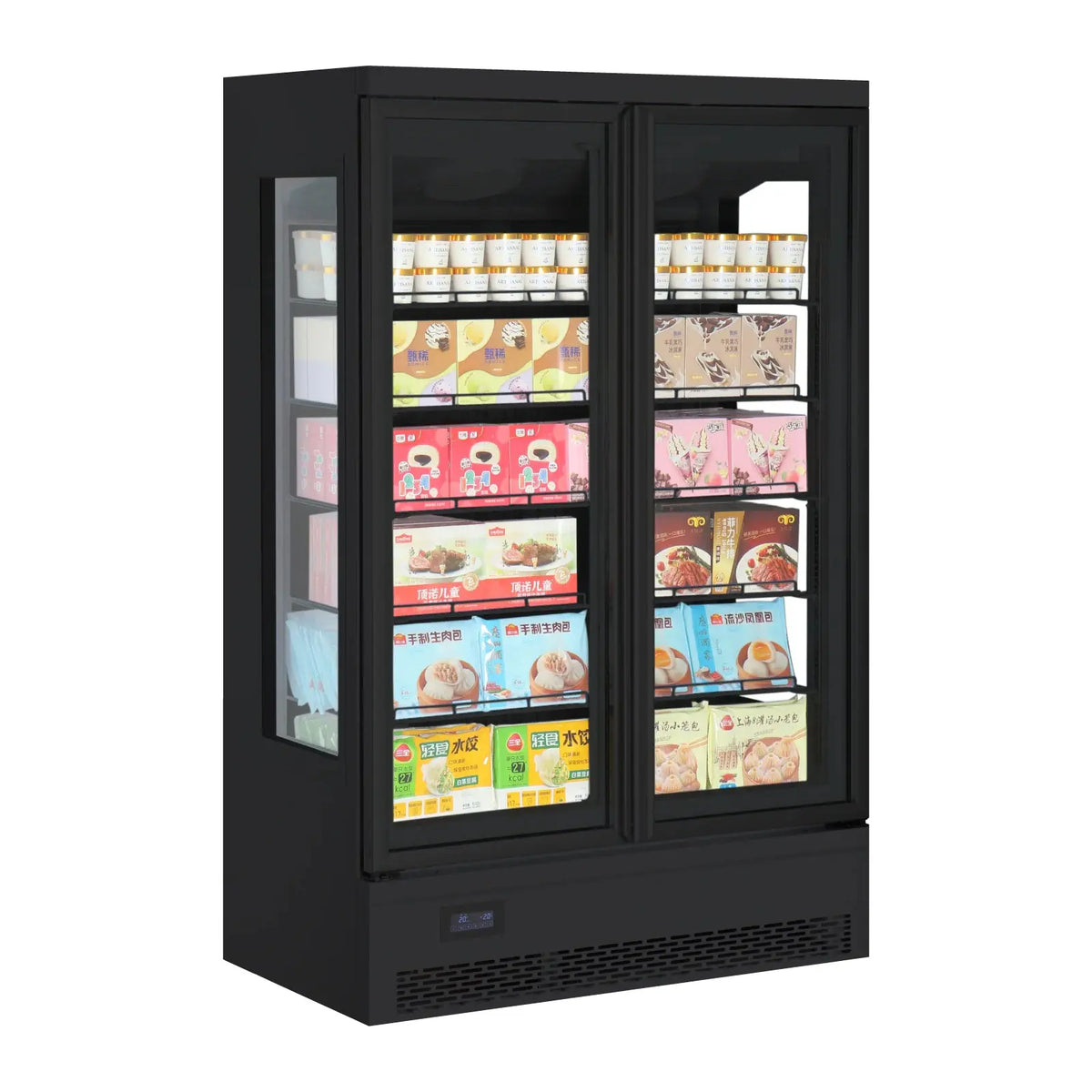 ODIS - Commercial Display Freezer & Fridge on Sale (3 Side Glass), Temp. range of -18°C to -22°C, 2 Years Warranty, 8 Star Energy Rating My Store