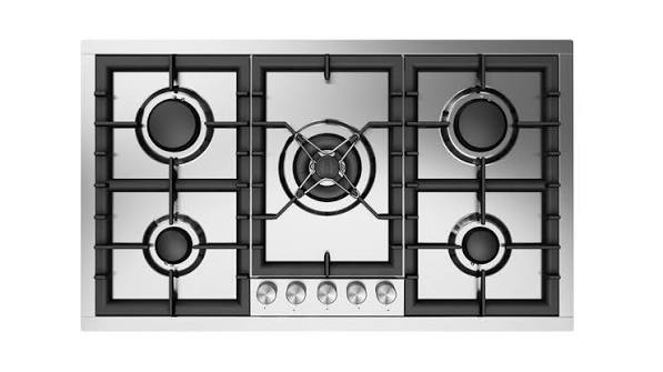 ILVE HCL90SCK/SS Pro Line 90cm 5-Burner Gas Cooktop – Stainless Steel