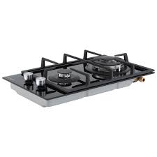 Devanti 30cm 2 Burner Gas Cooktop Black Glass NG/LPG – CT-GAS-2B-C-BK