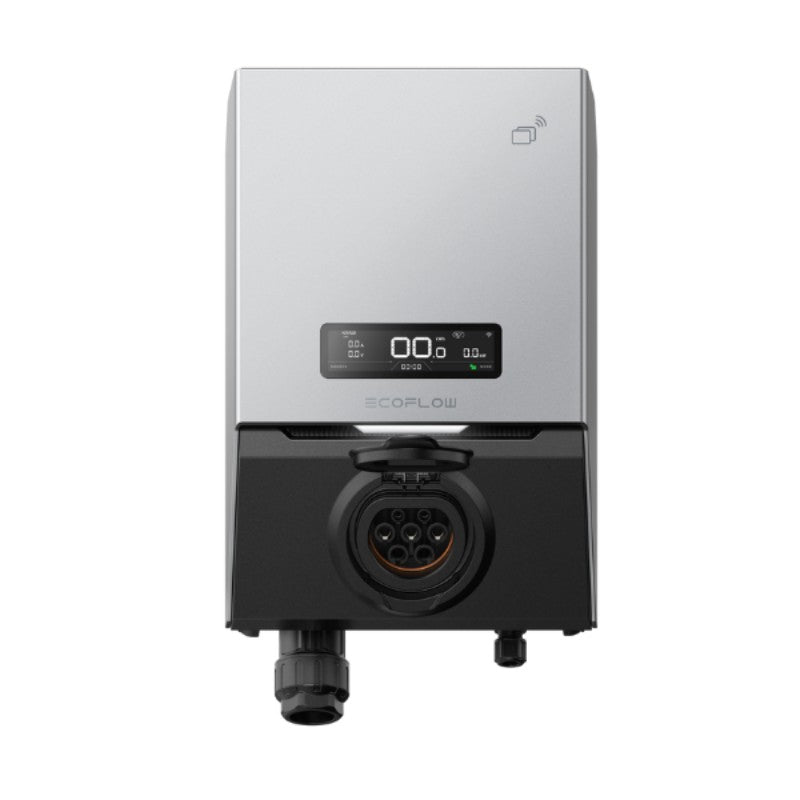 EcoFlow PowerPulse 2 EV Charger with Cable – 7kW 1P / 22kW 3P