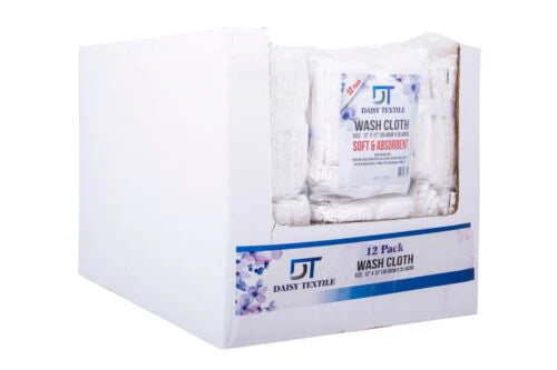 WHITE TOWELS 100% COTTON MULTIPURPOSE CLEANING FOR COMMERCIAL 33X 33CM 70 Ways