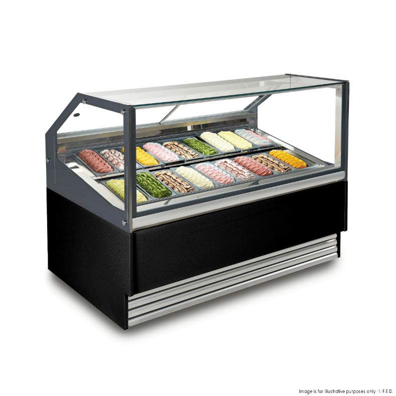 Bonvue Gelato / Ice Cream Display Showcase - SGD-18B 70 Ways