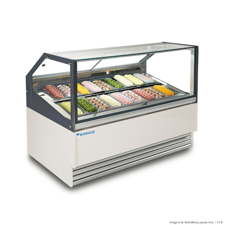 Bonvue Gelato / Ice Cream Display Showcase SGD-18 70 Ways