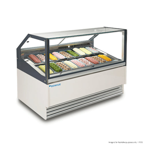 Bonvue Gelato / Ice Cream Display Showcase SGD-18 70 Ways