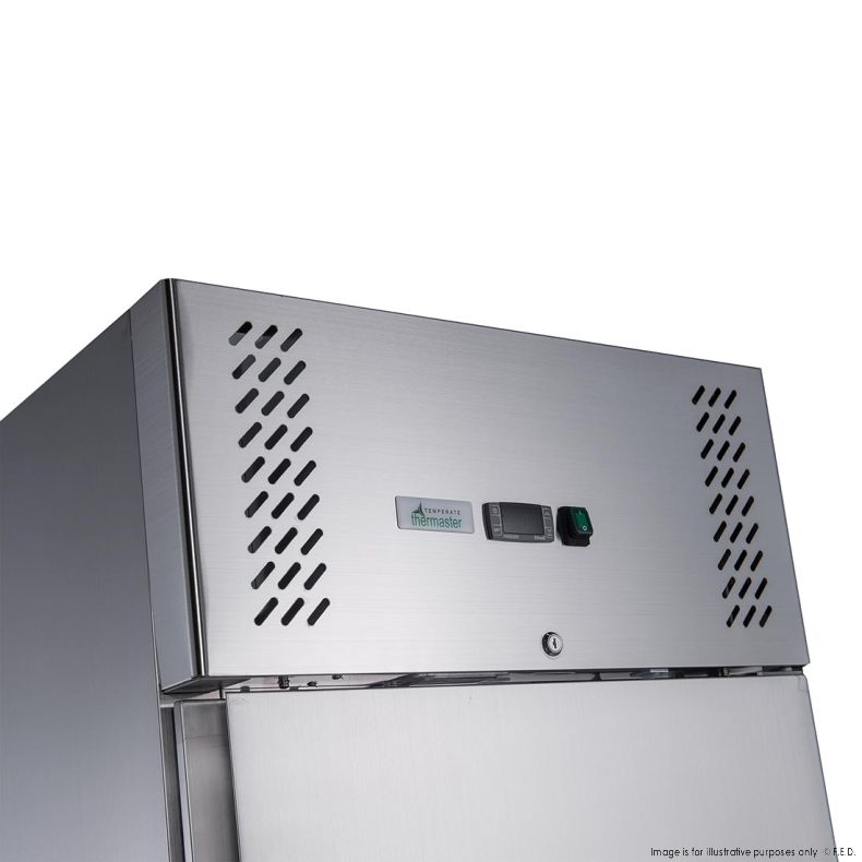 FED-X S/S Single full Door Upright Freezer/ Temp. range: -18~-22°C 70 Ways